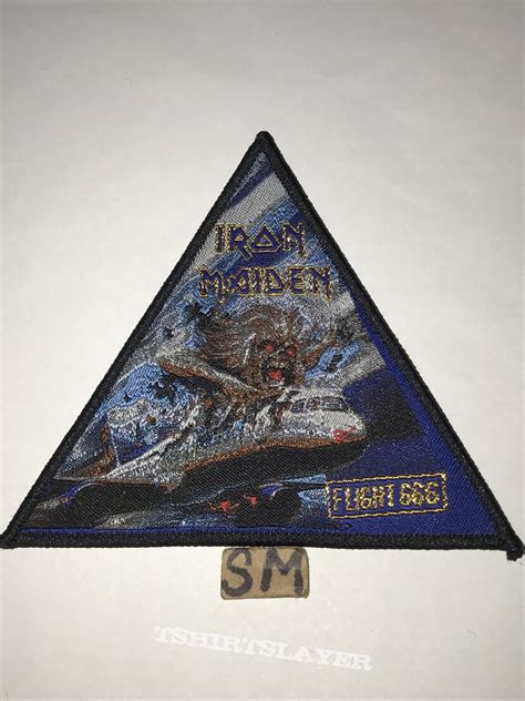 Iron Maiden Flight Triangle Patch Tshirtslayer Tshirt And