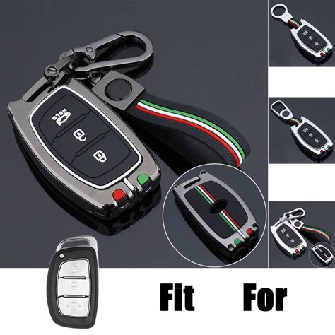 Zinc Alloy Silicone Car Key Fob Case Cover Bag For Hyundai Tucson