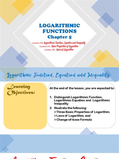 Logarithmic Properties and Laws | PDF | Logarithm | Functions And Mappings