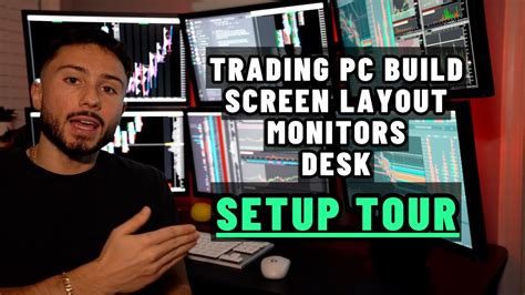 My Day Trading Computer Setup Setup Tour Youtube