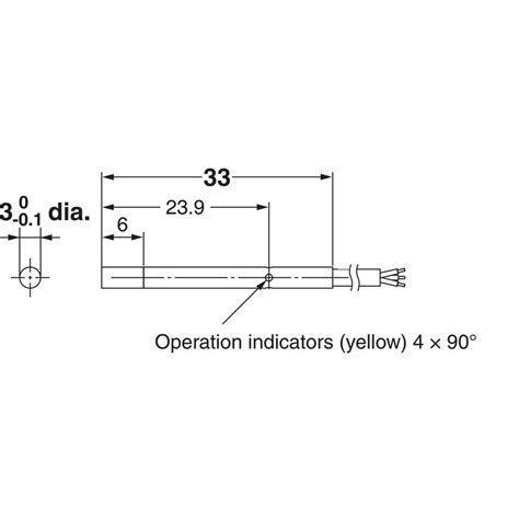 E2E-C03N02-WC-B2 2M - Proximity sensors (OMRON) - Power Motion - Online ...