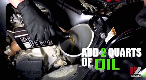 How To Change Arctic Cat MudPro 700 Oil Partzilla