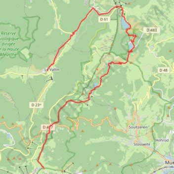 Trace Gps Le Hohneck Le Valtin Tour Des Lacs Des Vosges Itin Raire