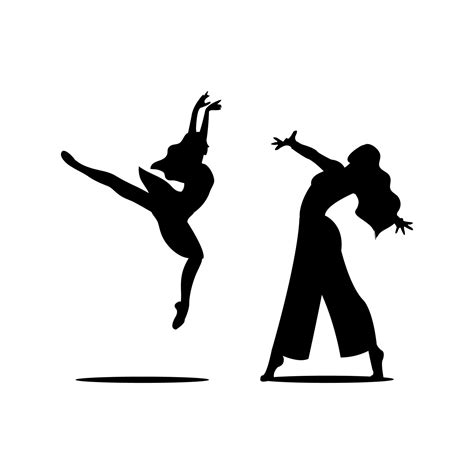 Ballet dancers silhouettes 35835741 Vector Art at Vecteezy