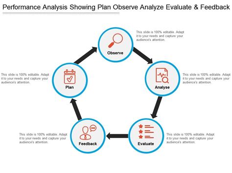 Performance Analysis Showing Plan Observe Analyze Evaluate And Feedback