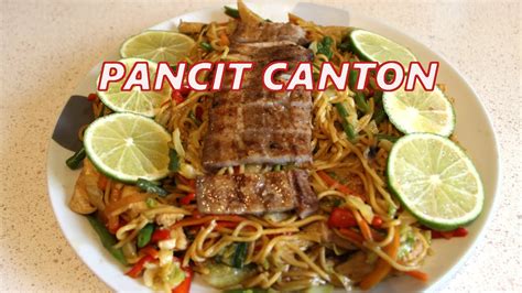 How To Cook Pancit Canton Quick And Easy Recipe Youtube