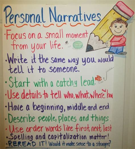 First Grade Narrative Examples