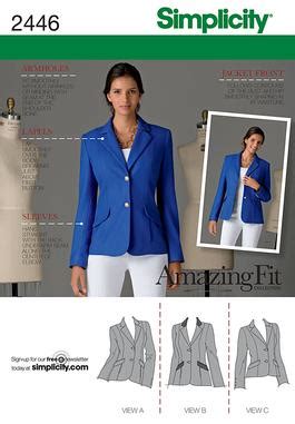 Simplicity 2446 Misses Jackets