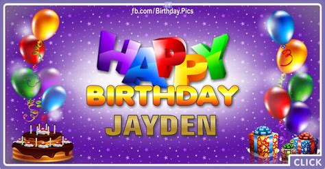 Happy Birthday Jayden