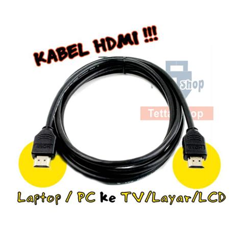 Jual Kabel Hdmi Sambungan Laptop Ke Tv Adapter Pc Ke Lcd Komputer