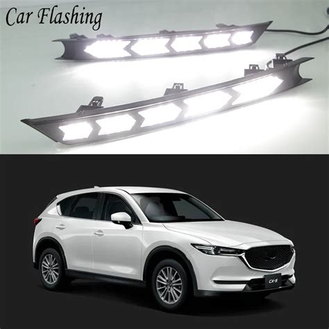 Car Flashing LED Daytime Running Lights For Mazda Cx 5 Cx5 Cx 5 2017