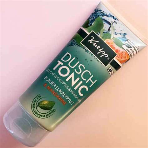 Test Reinigung Kneipp Dusch Tonic Blauer Eukalyptus Mandarine