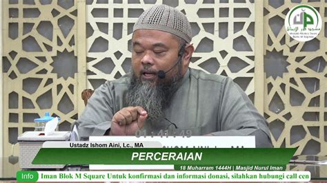 Perceraian Ustadz Ishom Aini Lc MA YouTube