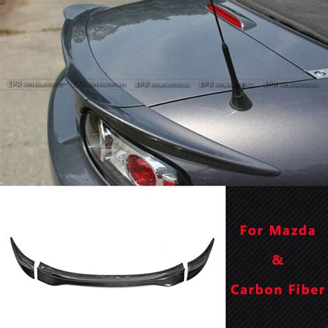 Carbon Rear Boot Spoiler Trunk For Mazda Mx Ncec Roster Miata Soft