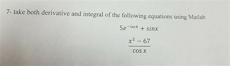 Solved Matlab Chegg