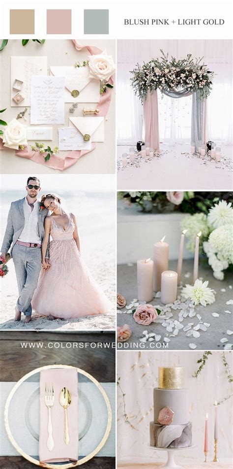 Top Blush Pink Wedding Color Ideas For Spring Summer