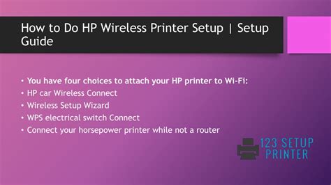 Ppt How To Do Hp Wireless Printer Setup Setup Guide Powerpoint Presentation Id 11196442