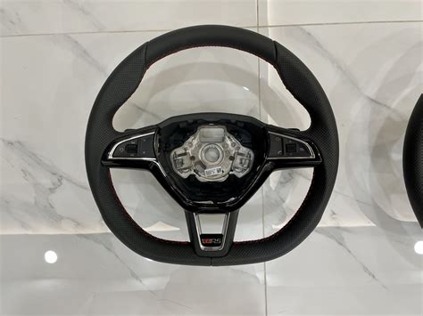 Skoda Octavia 3 VRS Steering Wheel With DSG Modhub Steering Wheels