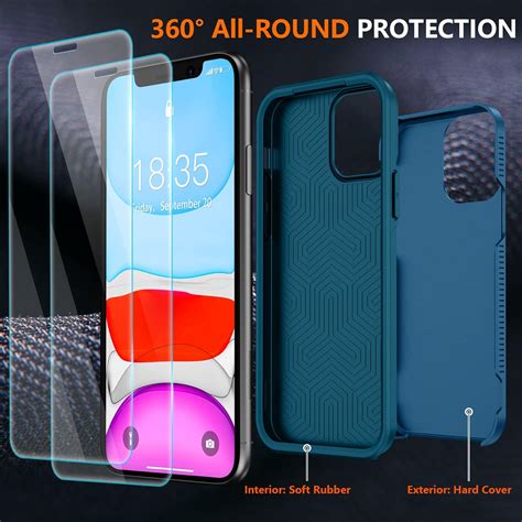 SPIDERCASE Funda a prueba de golpes para iPhone 11 protección contra