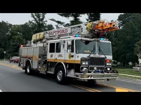 Deptford Twp Ladder Responding Youtube