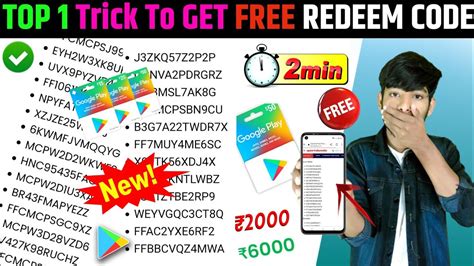 Top 1 Trick To Get Unlimited Free Redeem Codes In 2024 How To Get