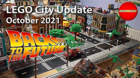 Lego City Update October 2021 Progress On My Back To The Future Courthouse Square Youtube