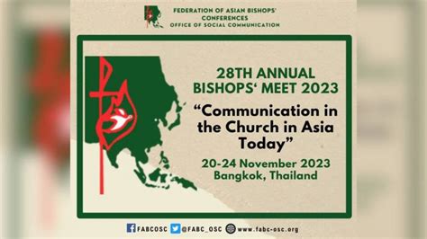 Fabc Osc Chairman Opens 28th Annual Meeting Of Asian Communication