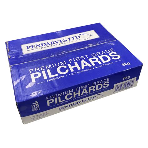 Nz Pilchards Kg Box Frozen Bait Click Collect Buy Instore Only