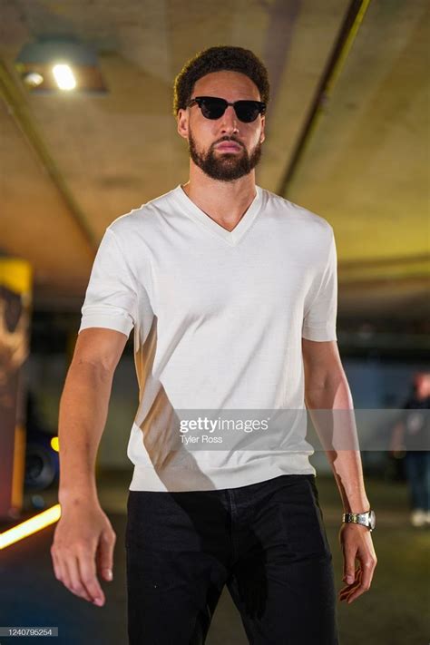 Klay Thompson Of The Golden State Warriors Arrives To The Arena