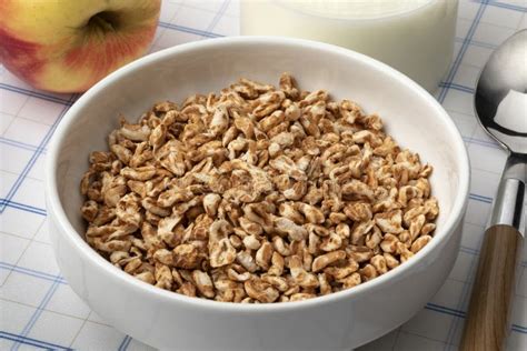 Bowl with Puffed Oat Close Up for Breakfast Stock Photo - Image of ...