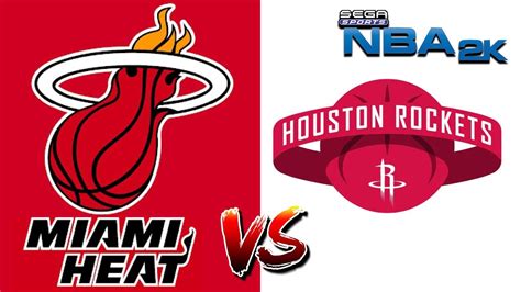 Miami Heat Vs Houston Rockets NBA 2K Sega Dreamcast Basketball