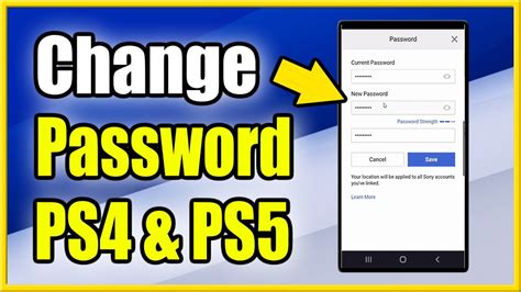 How To Change Password On Ps Ps Account Using Playstation Phone App