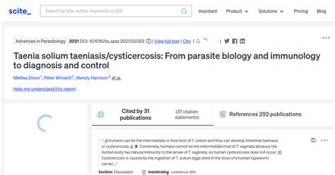 Taenia Solium Taeniasis Cysticercosis From Parasite Biology And