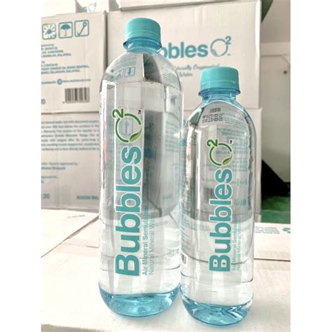 Ml Bubbles O Naturally Oxygenated Mineral Water Carton Air Oksigen