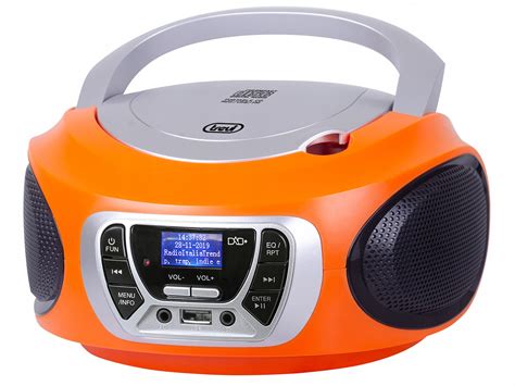 BOOMBOX ODTWARZACZ CD RADIO DAB USB MP3 AUX TREVI Sklep Opinie Cena