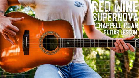 Red Wine Supernova Chappell Roan Guitar Tutorial Red Wine Supernova