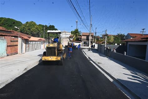 Obras de drenagem e pavimentação do Maralegre entram na etapa final