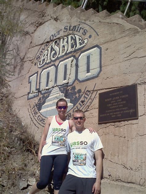 Lauren And Scott At The Bisbee 1000 Great Stair Climb