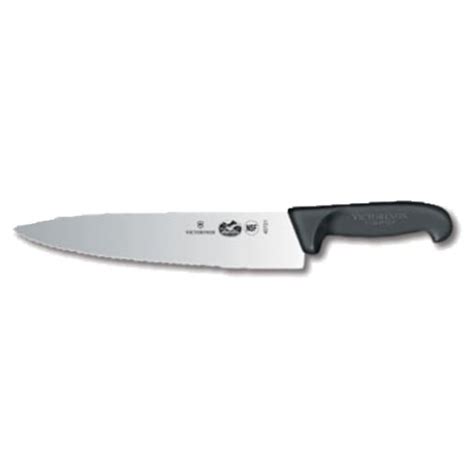 Victorinox X Chef S Knife Wavy Straight Edge Fibrox