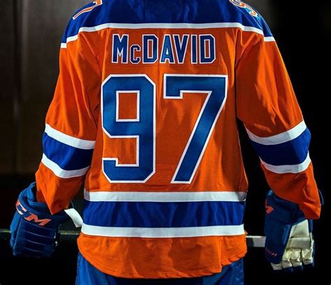 2017 Edmonton Oilers Alternate Jersey Mens #97 Connor Mcdavid Orange ...