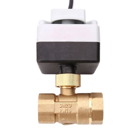 Ac V Way Electric Motorized Ball Valve Three Wire Two Control For