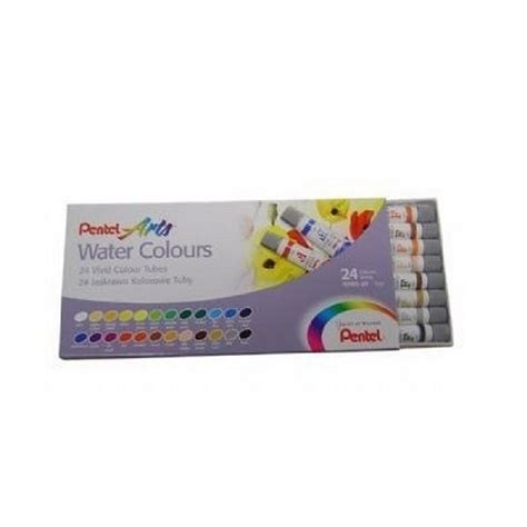 Pentel Water Colors Tinta Aquarela Tubo 24 Cores Wfrs 2 Submarino