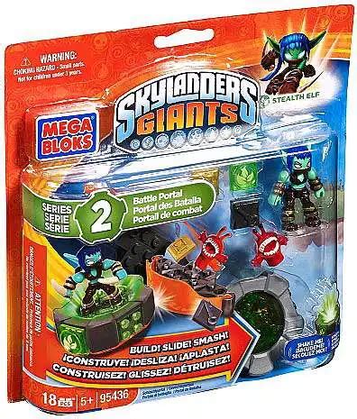 Mega Bloks Skylanders Giants Battle Portals Series 2 Stealth Elf Battle ...