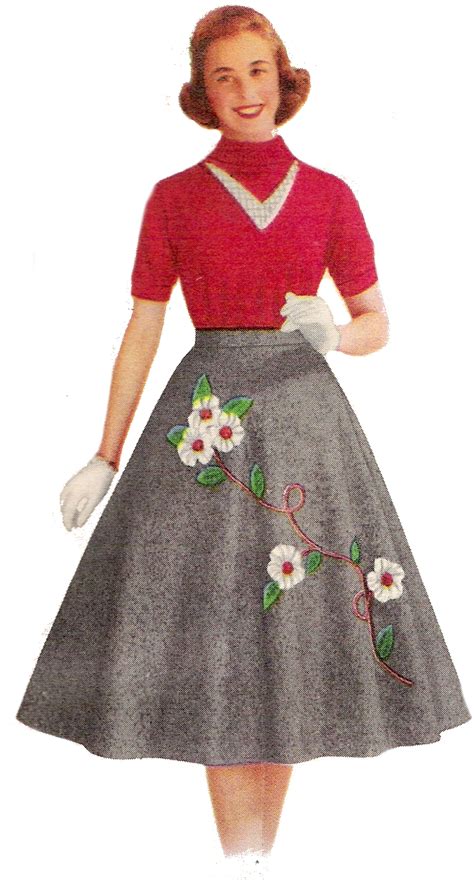 S Skirts Styles History Poodle Skirts Circle Skirts Pencil