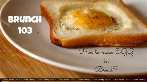 How To Make EGG In BREAD Simple Quick Breakfast Recipe TASTY FOODS