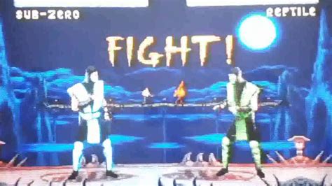 MORTAL KOMBAT II REV 1 1 SUPER NINTENDO P1 Jean Hi Score VS P2