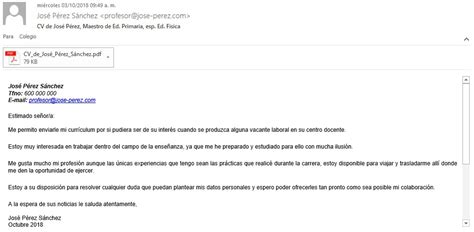 Como Redactar Un Correo Para Enviar Cv Image To U