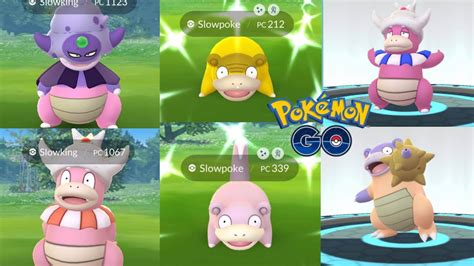 Que Locura Muchos Slowpoke Shiny Todas Las Evoluciones Shiny Youtube