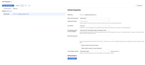 Github Actions Integration Youtrack Cloud Documentation