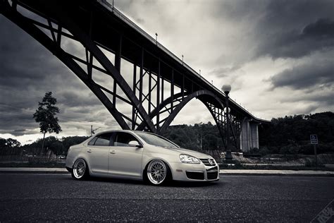 Silver Volkswagen Jetta Ccw Classic Three Piece Forged Wheels